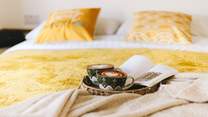 Wake up and enjoy a morning coffee in bed.
