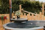 After a day of walking you can enjoy a relaxing soak in the wood-fired hot tub!