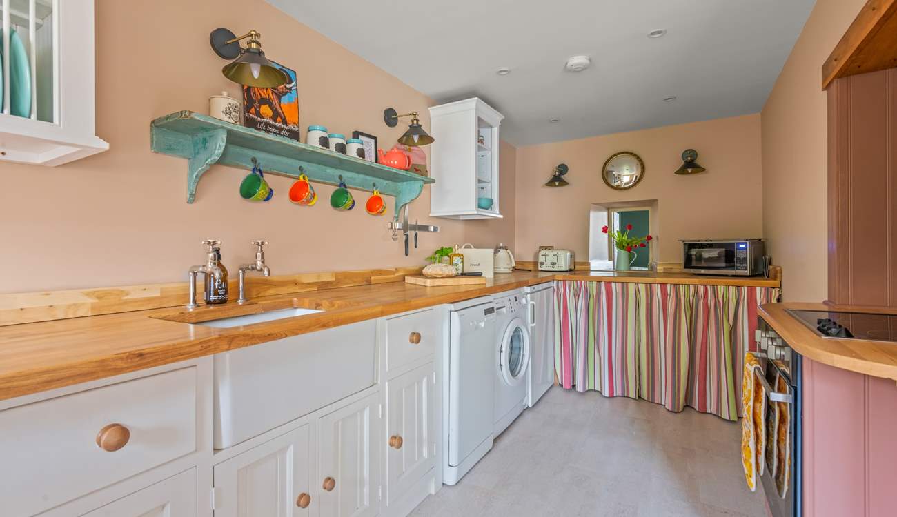 The kitchen is fully equipped with everything you will need.