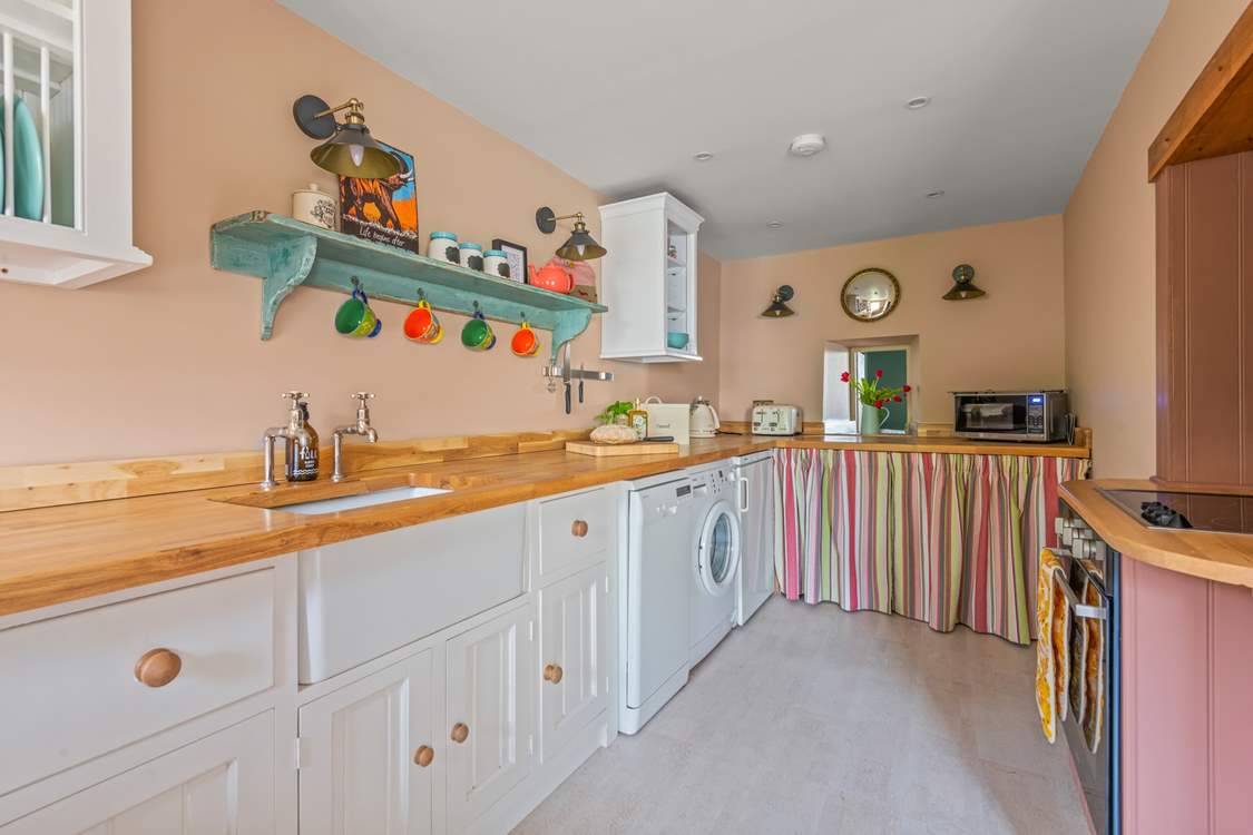 The kitchen is fully equipped with everything you will need.