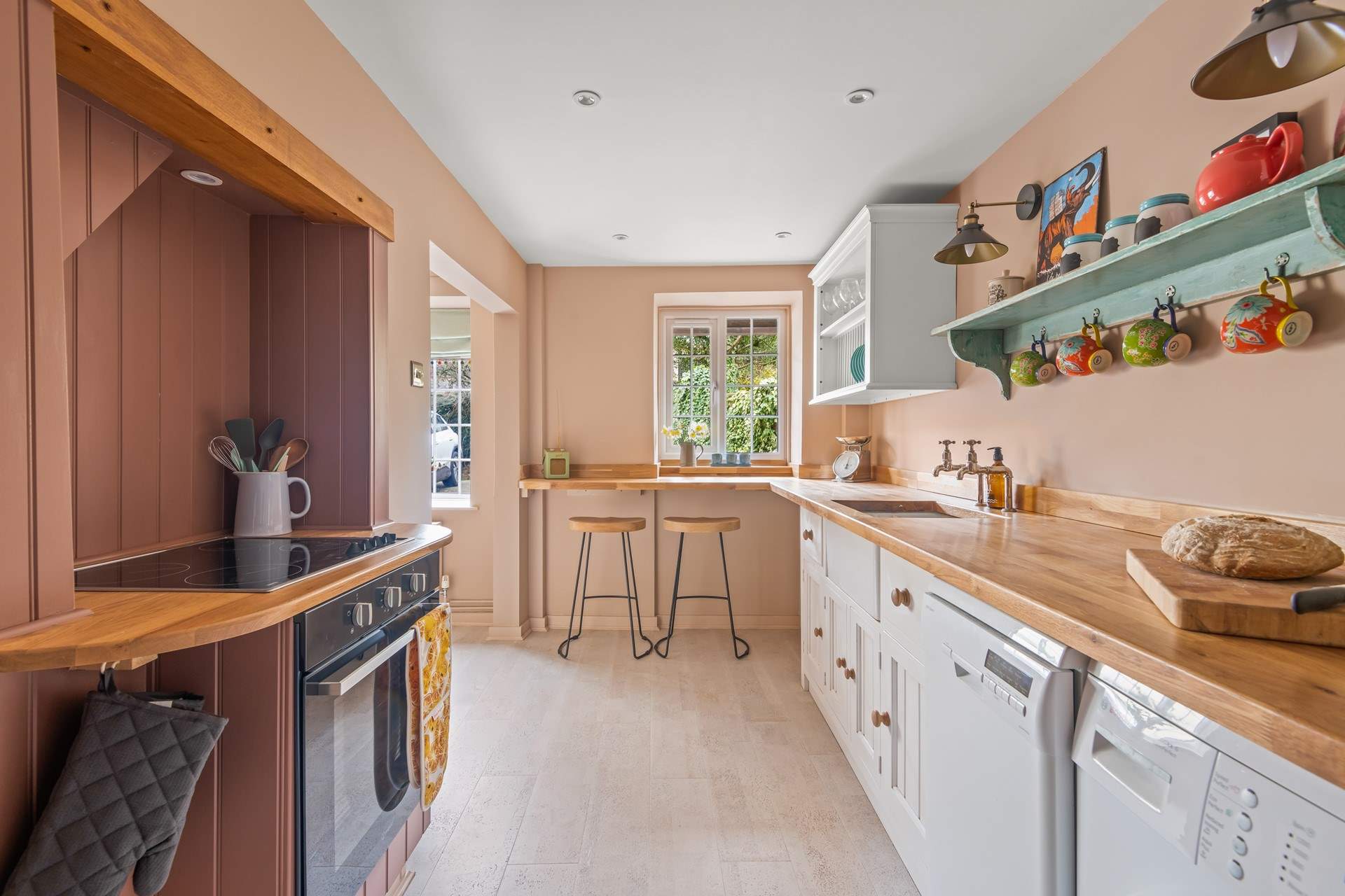 Large kitchen space for whipping up a feast.