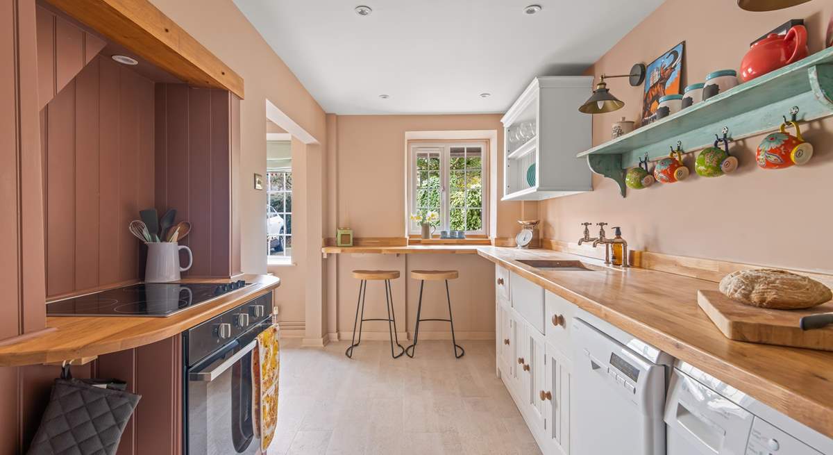 Large kitchen space for whipping up a feast.