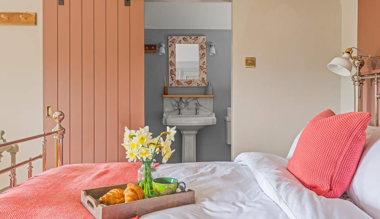 Slide the door back in bedroom one to reveal this beautiful en suite shower-room.