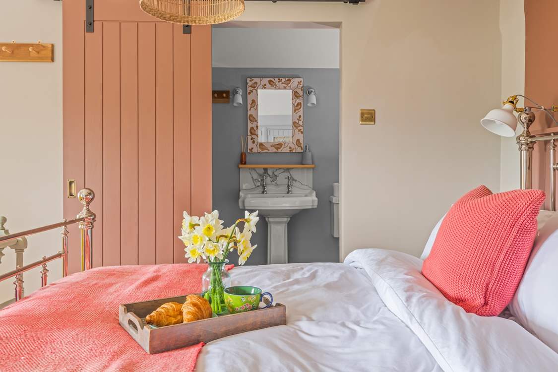 Slide the door back in bedroom one to reveal this beautiful en suite shower-room.