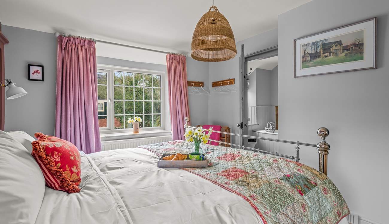 Bedroom two is home to a fabulous en suite bathroom.