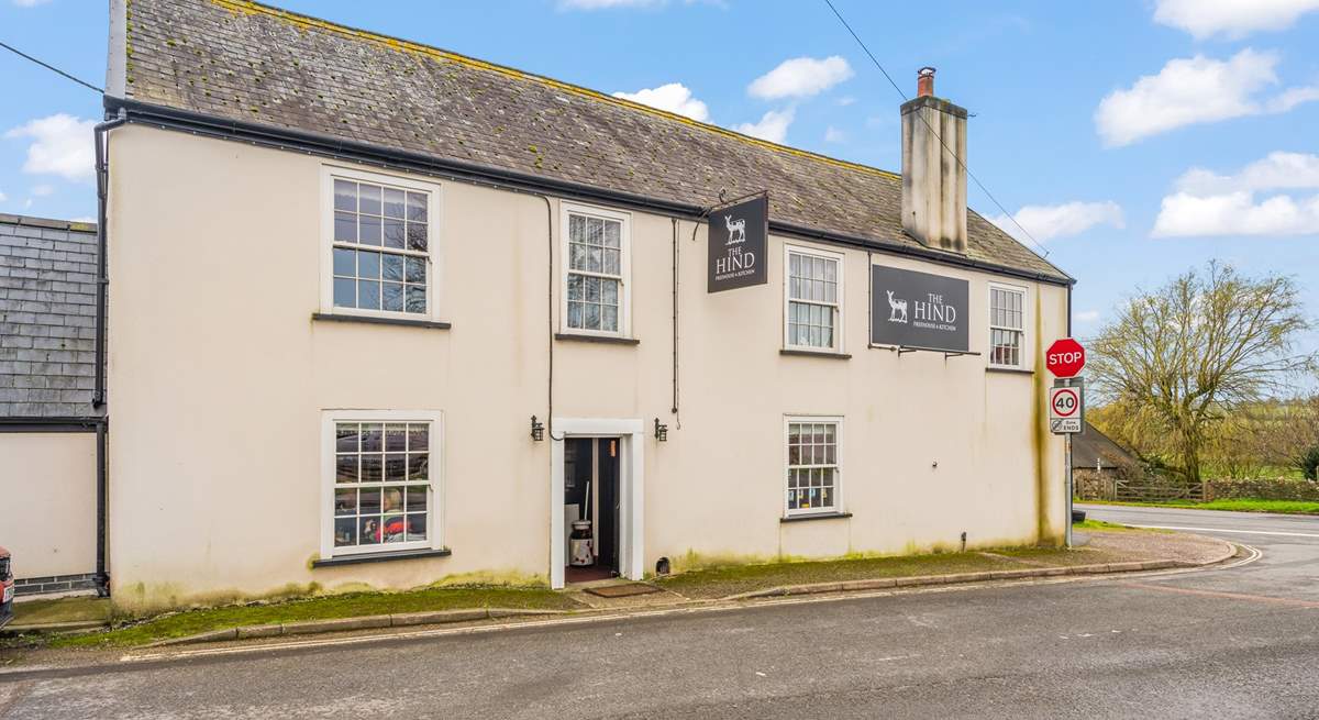 The local pub awaits with a warm Devon welcome.