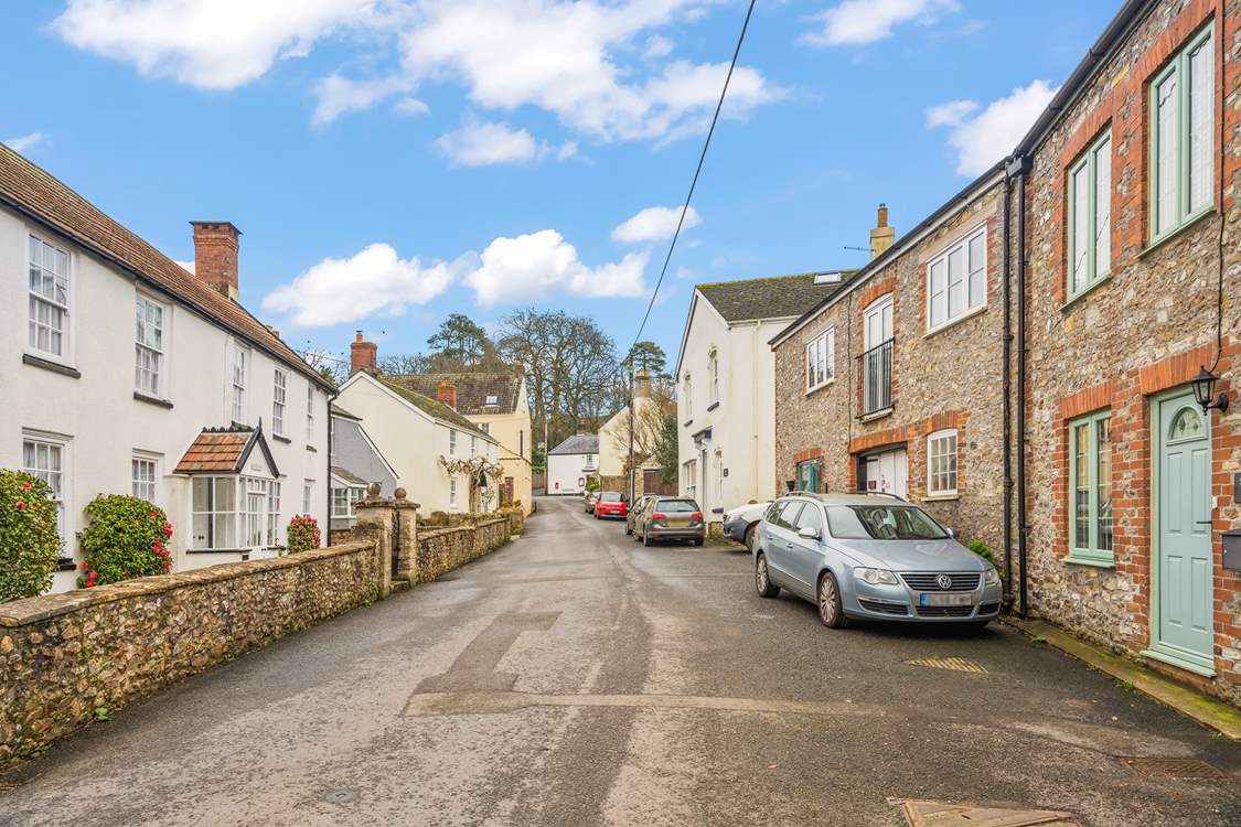 One of the sleepy side streets near the cottage. Perfect for parking a second car or a larger car if you wish.