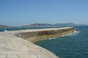 The iconic Cobb at nearby Lyme Regis, where you will also find a beach, summer water sports hire, fishing trips, and great places to eat and drink.