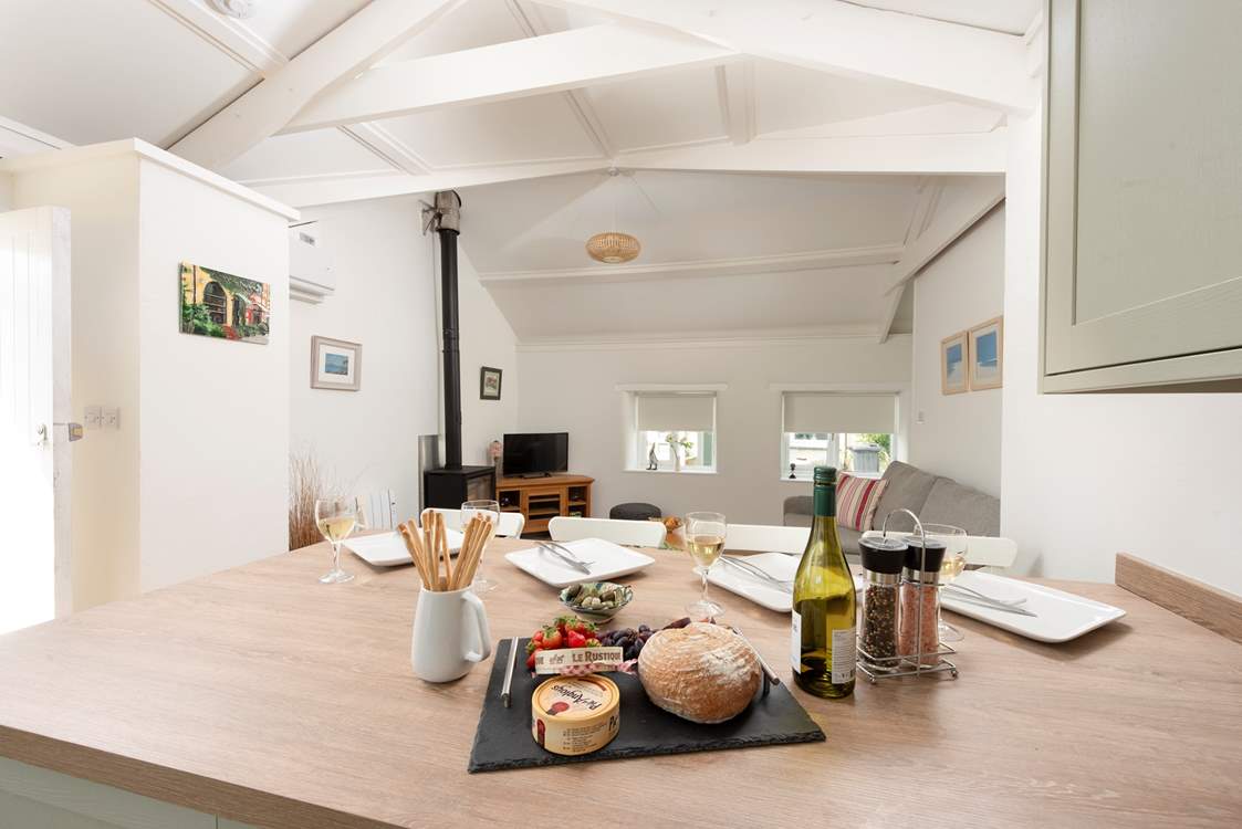 A social space to share a glass of wine.