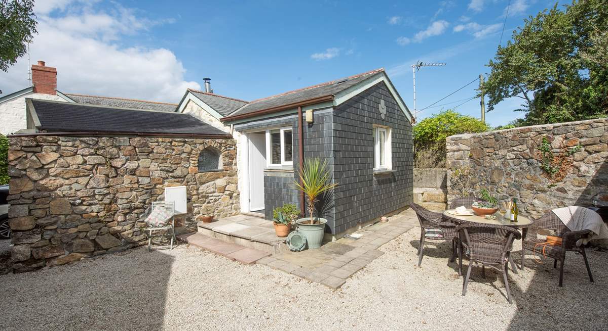 Mounts Bay Cottage has its own private entrance within a secluded courtyard.