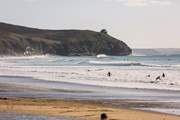 Nearby Praa Sands beach is a surfer's paradise.