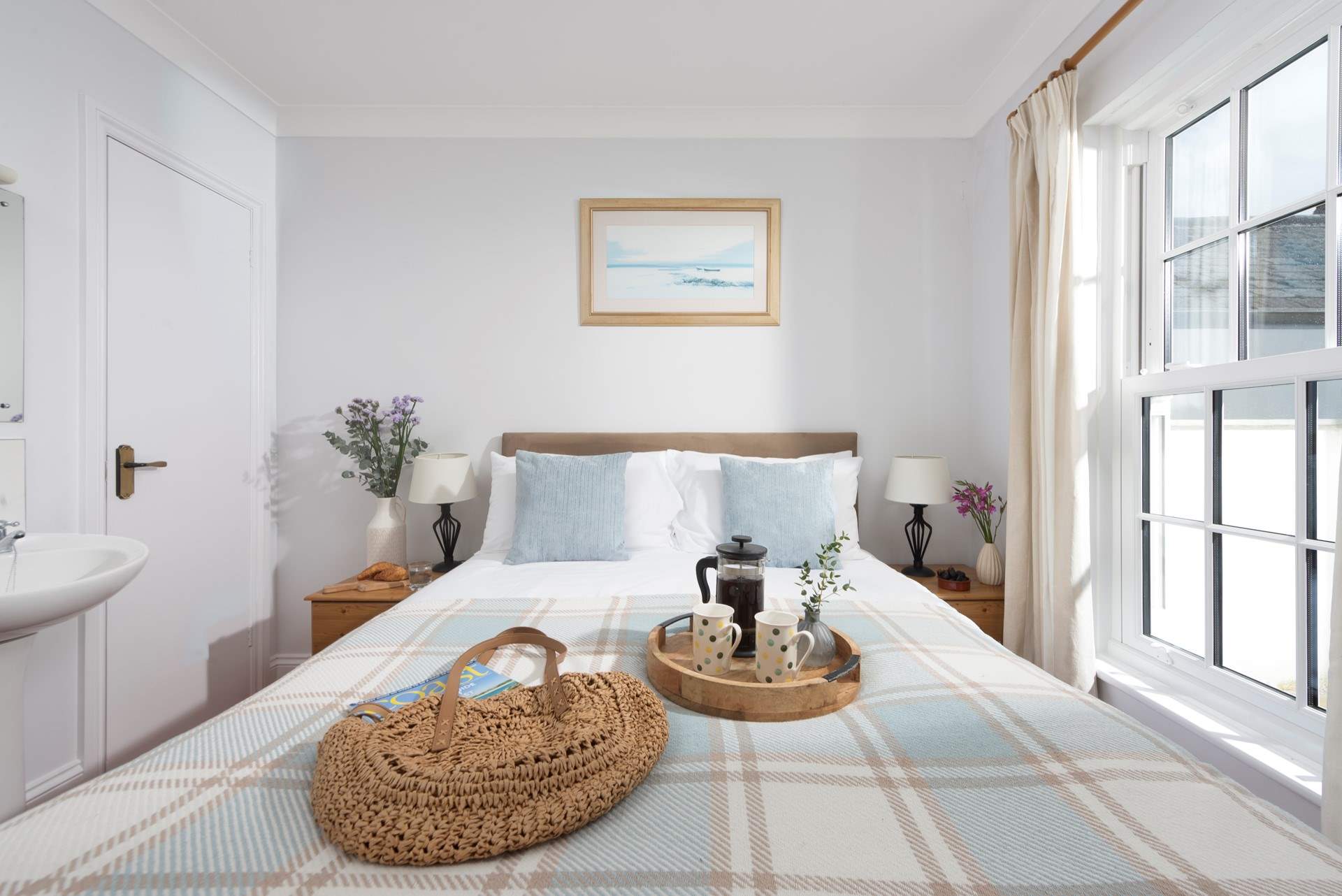 Bedroom 1 has a vanity unit and en suite shower.