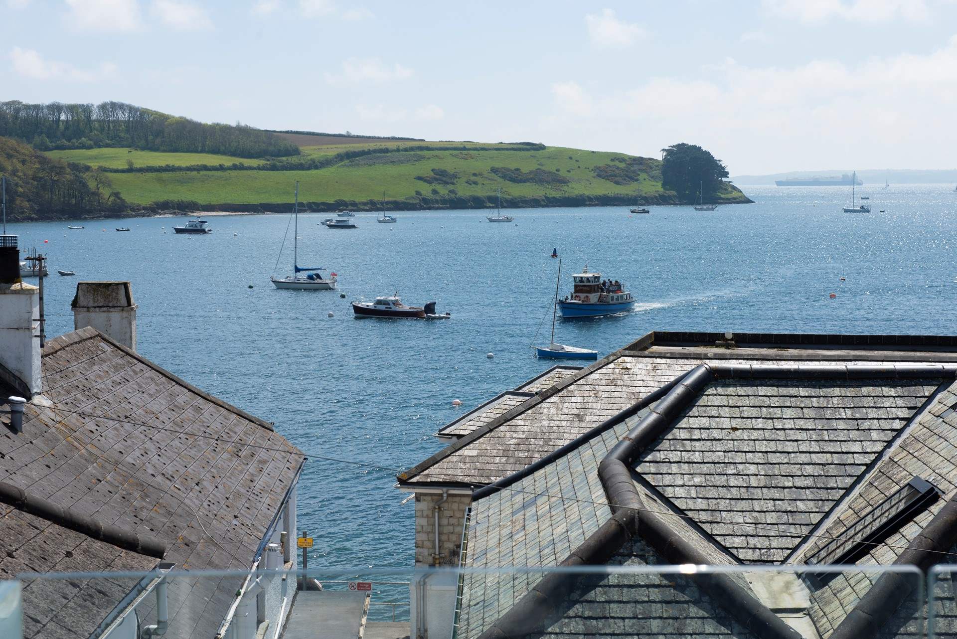 Sit out on the balcony and watch the boats come and go.