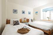 The lovely twin bedroom has large 3'6 beds - a little extra room to stretch out.