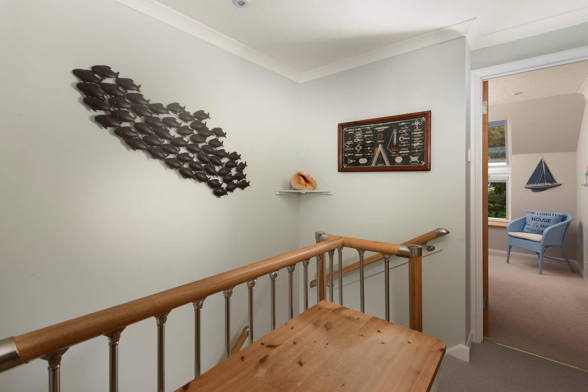 Fabulous decor can be found throughout this lovely property. 
