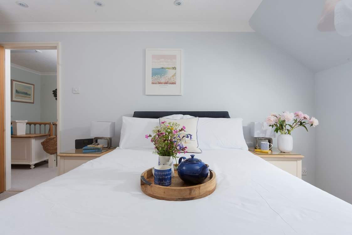 Enjoy slow starts with breakfast in bed.