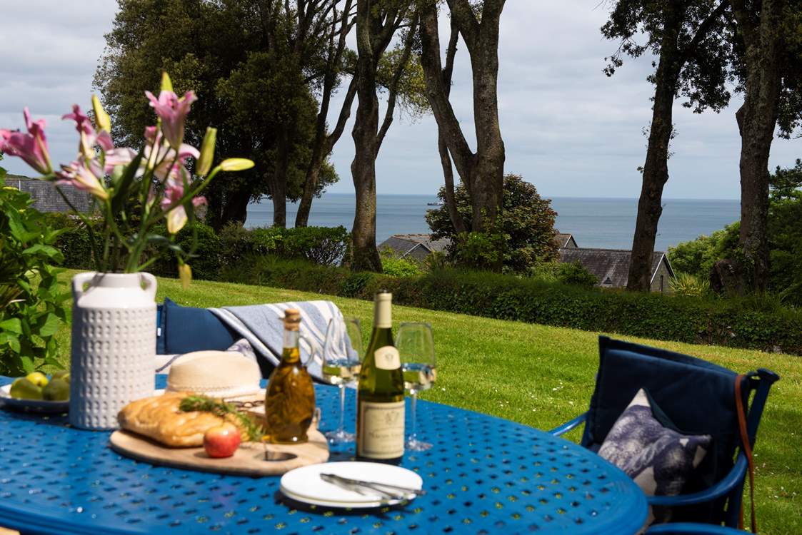 Lunch with a view, what a treat.