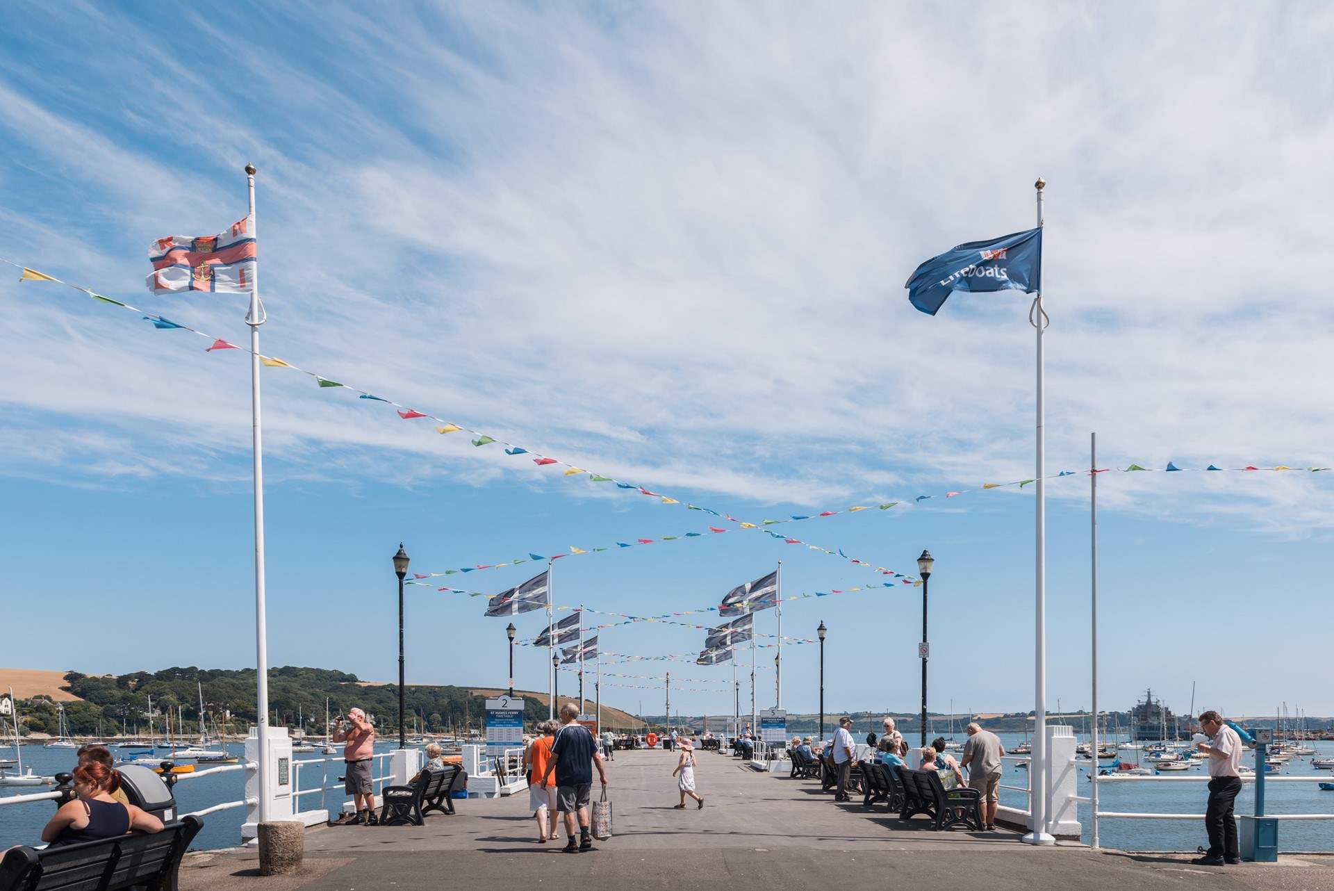 Why not catch the ferry from the Prince of Wales Pier to explore the estuary. 