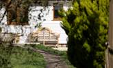 The path to Darjeeling Lodge. Take care, there are three steps leading down to the patio. - Thumbnail Image