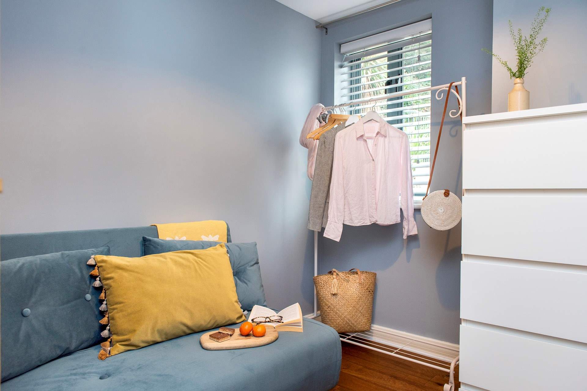 There's a separate dressing-room to store all your holiday attire.