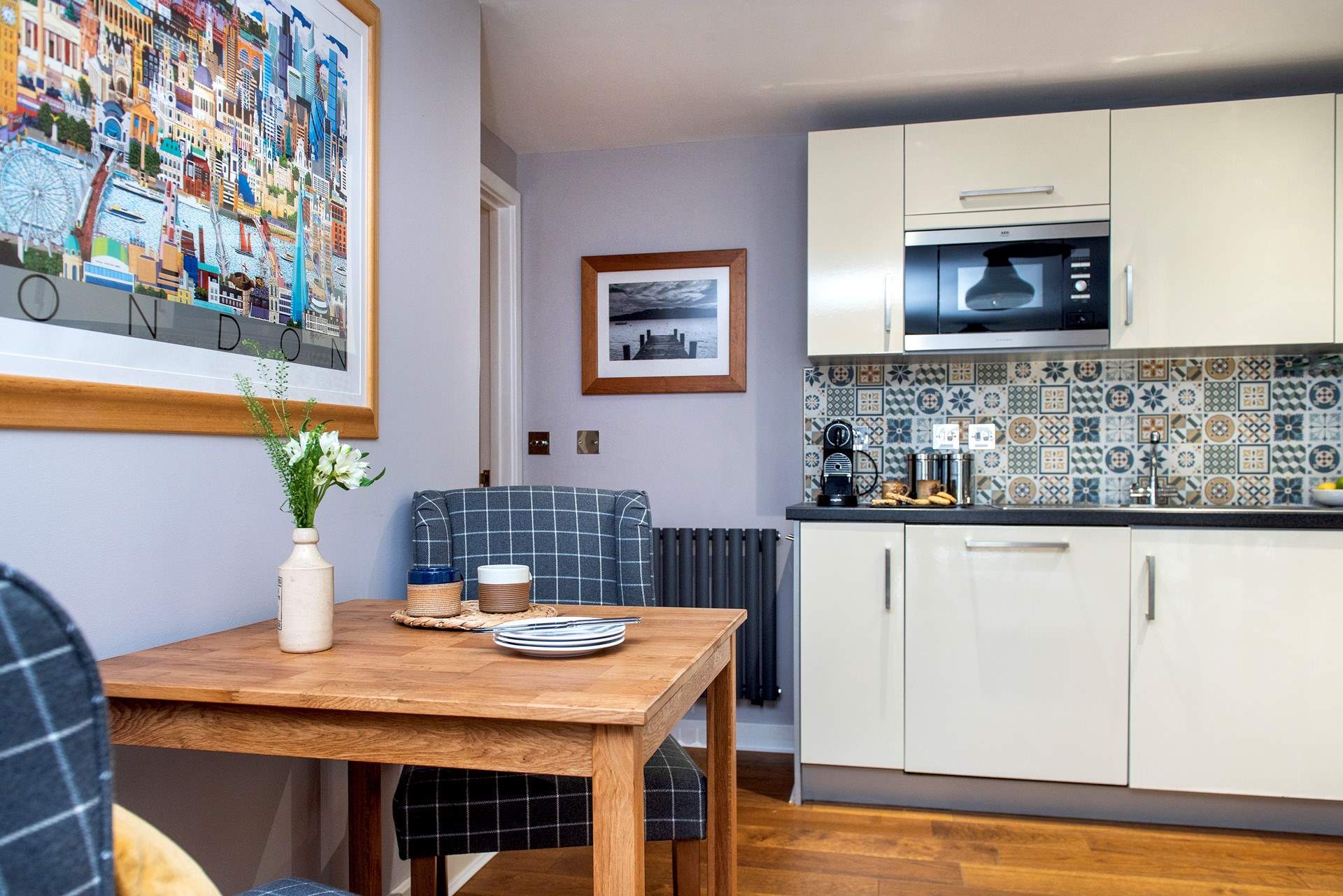 The open plan living-room will be the heart of your holiday home throughout your stay.