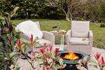 Light the fire pit and share stories over a glass of wine.