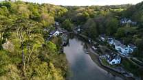Take in the gorgeous scenery around the Helford River.