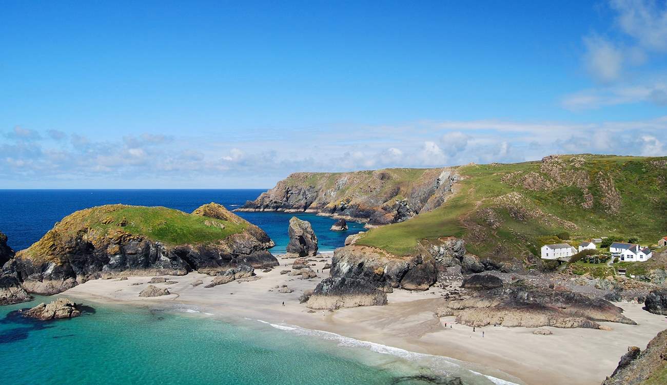 Explore the rugged Cornish coast including stunning Kynance Cove.