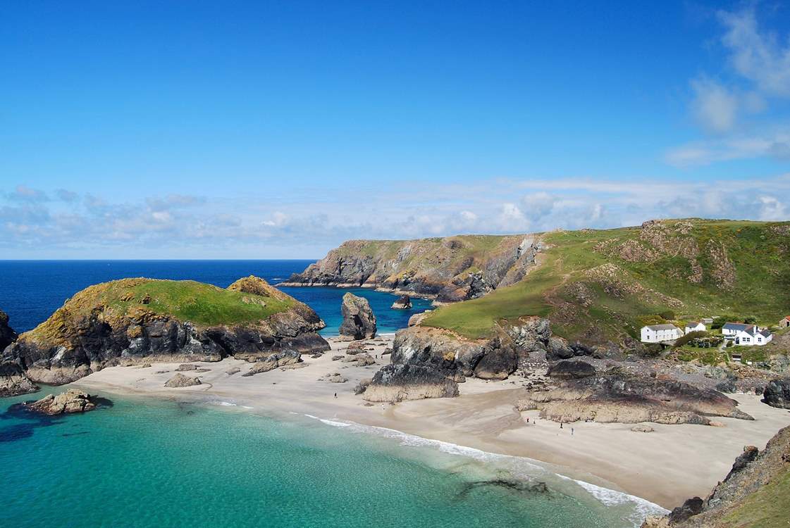 Explore the rugged Cornish coast including stunning Kynance Cove.