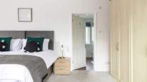 Bedroom one with its en suite.
