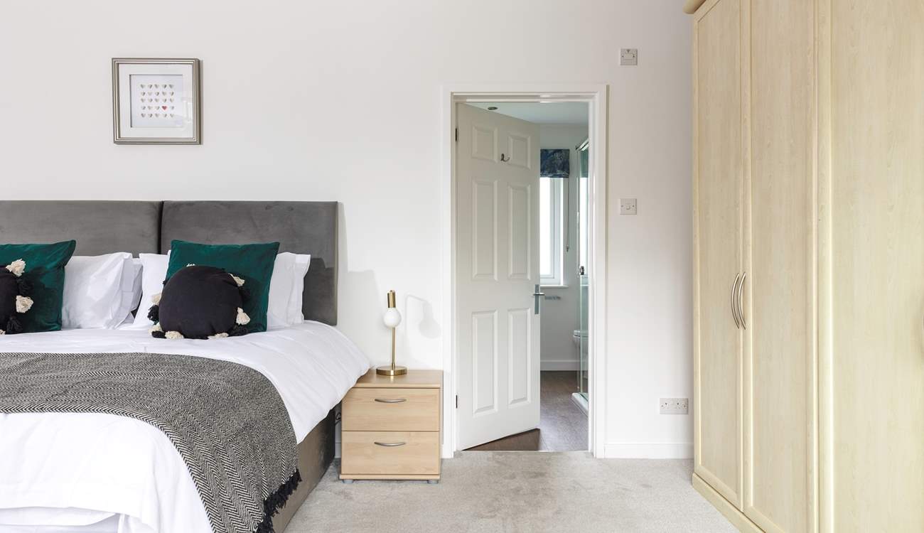 Bedroom one with its en suite.