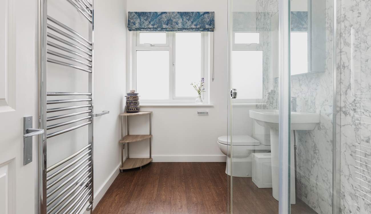 The en suite shower-room.