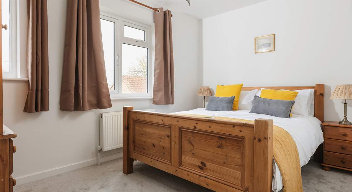 Bedroom 2 has views across the neighbouring fields.