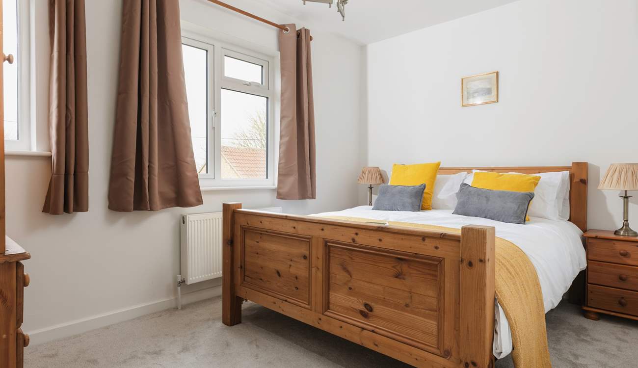 Bedroom 2 has views across the neighbouring fields.
