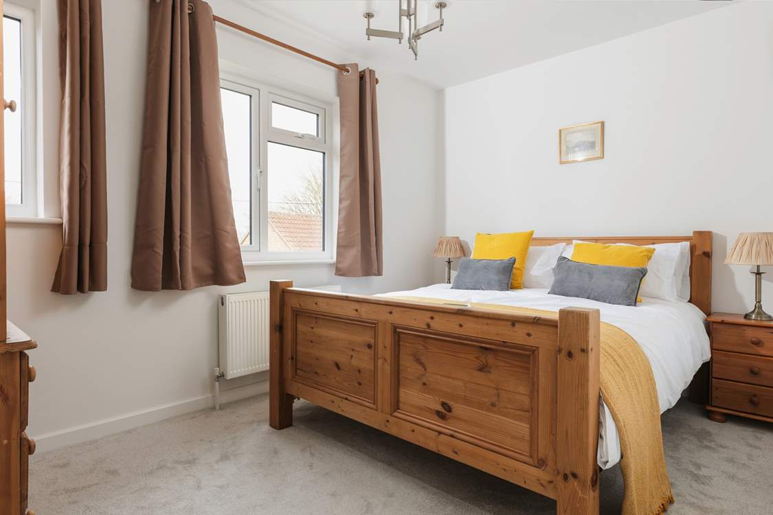 Bedroom 2 has views across the neighbouring fields.