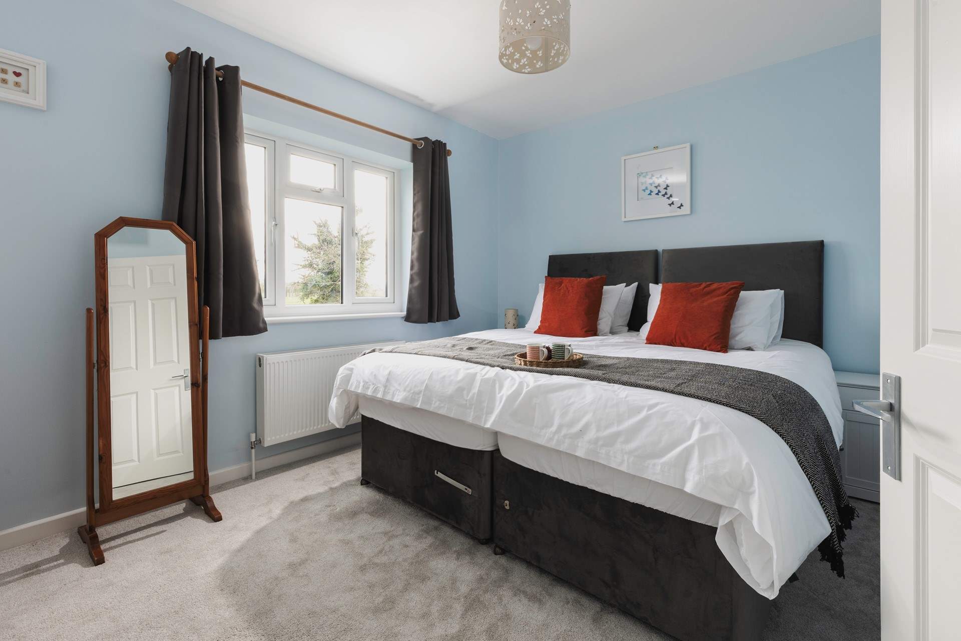 Bedroom 3 can be set up as a super-king for couples...