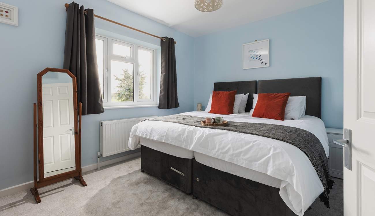 Bedroom 3 can be set up as a super-king for couples...