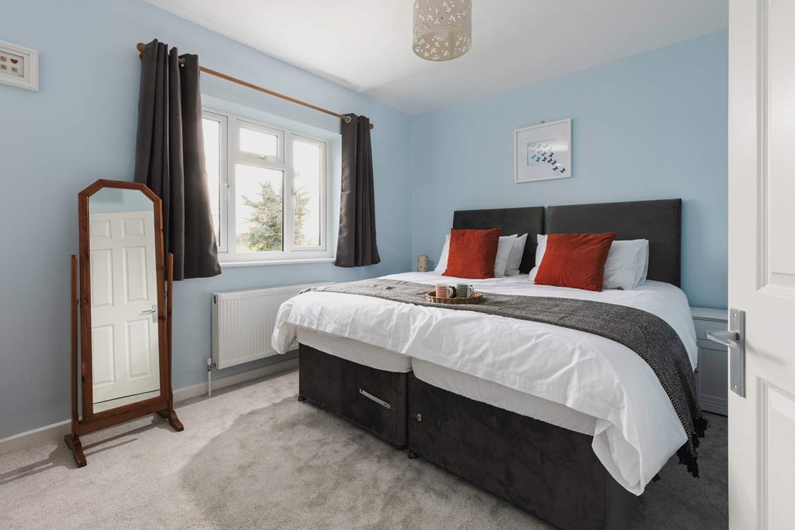 Bedroom 3 can be set up as a super-king for couples...