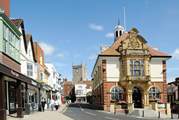 The market town of Marlborough has a great selection of independent shops and eateries.