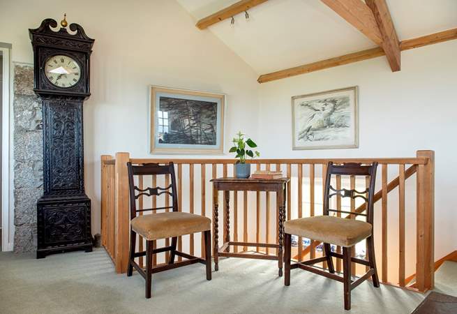 One set of stairs lead up from the kitchen/dining-room to the main sitting-room.