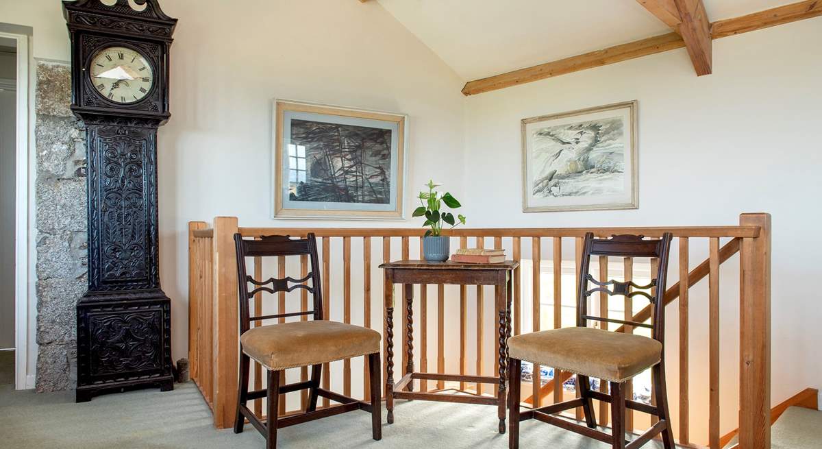 One set of stairs lead up from the kitchen/dining-room to the main sitting-room.