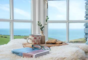 The perfect spot to relax with a good book and morning cuppa.