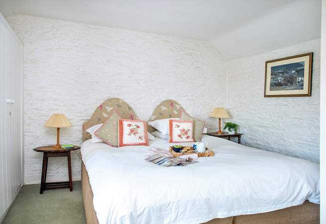 The second bedroom has a 'zip and link' bed that can be set up as a super-king or twin beds - you decide. 