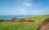 The spectacular view stretches out across open countryside and the coastline. - Thumbnail Image