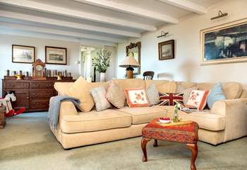 The snug on the ground floor, perfect for some quiet time.