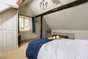 The enchanting exposed beams are one of many original features.