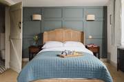 The main bedroom is so serene and calming.