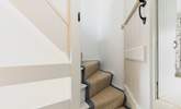 The traditional cottage staircase is on the narrow side, please take care. - Thumbnail Image