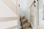 The traditional cottage staircase is on the narrow side, please take care.