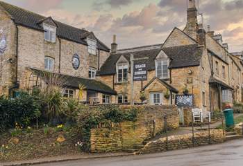 The popular Coach and Horses pub is just a stone's throw from the cottage.